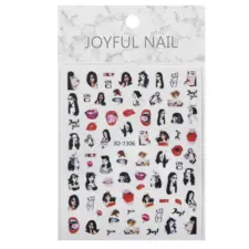 Nail Stickers ASNZJT106-1306
